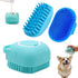 Dog Bath Brush Scrubber Pet Bath Brush Puppy Dog Soap Scrubber for Short Long Haired Dogs and Cats Grooming Cleaning...