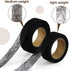 PLANTIONAL 2 Rolls Iron on Hem Tape, Fabric Fusing Hemming Tape - 1 Inch x 22 Yards Light and Medium Weight Black Adhesive Web, No Sewing Required...