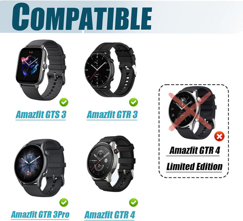 Replacement Charger Stand Compatible with Amazfit GTR 4, GTR 3, GTR 3 Pro, GTS 3 Smart Watch,Charging Dock with USB Charger Cable Fit for Amazfit ...