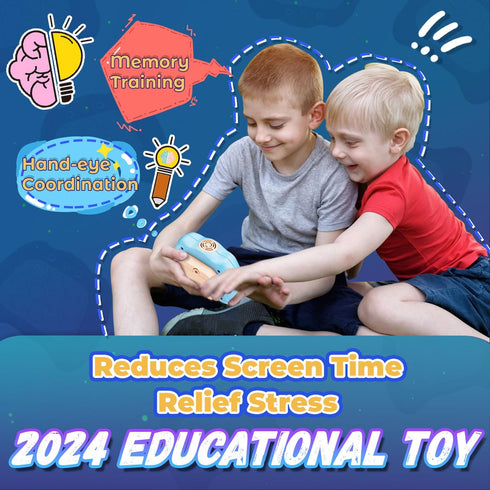 Quick Push Game for Kids 8-12,Pop Sensory Fidget Toys for Kids 6-12,Birthday Gifts for Boys and Girls (Light Blue)...