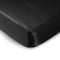 Pro Goleem Satin Soft Crib Sheet Great for Baby with Sensitive Hair Silky Baby Sheet Black 52’’x28’’x8’’ Unisex Fitted Sheet Gift for Boys and Gir...