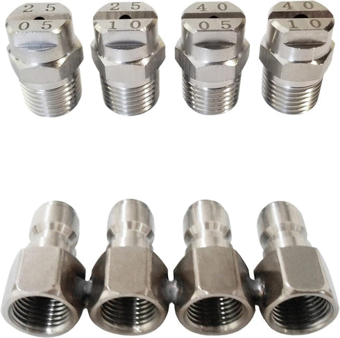 Pressure Washer Nozzle,Jrod Washing Tip Holder for 4 GPM Pressure Washer,J Rod 4 Way Soft Wash Nozzle 1/4" Quick Connect 25° 40° (j rod)...