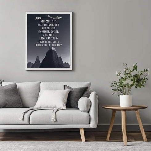 Posterizer 1 pcs-positive spiritual quote-Religious Posters-Motivational & Inspirational Art-Gifts for Christians - Decor for Church, Sunday Schoo...