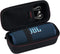 EVA Hard Case for JBL Flip 6 Flip 5 Waterproof Portable Bluetooth Speaker, Fit for JBL Flip 4 Premium Travel Protecrive Carrying Storage Bag(Black...