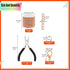 Tanstic 102Pcs 30 Feet Jewelry Making Chains Necklace Chains Bulk Cable Link Chain with 50Pcs Jump Rings, 50Pcs Lobster Clasps, Pliers for Bracele...
