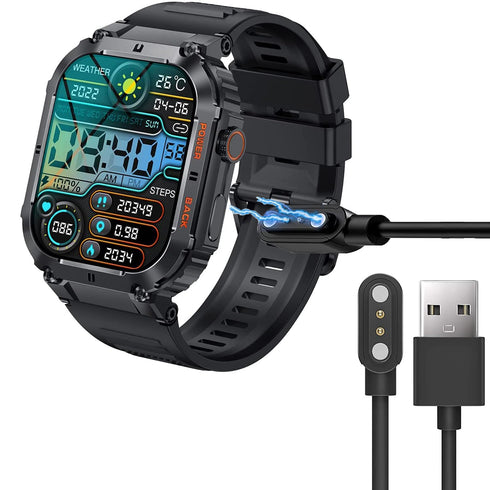 Compatible with LIGE K57 Smartwatch Charger, Magnetic USB Charging Cable Replacement Charger Cable Compatible with KACLUT K57/LIGE K57/EIGIIS K57/...