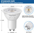 GU10 LED Light Bulbs 7W Warm White 3000K,(50W -60W-75W Equivalent) GU10 Shape Halogen Replacement Bulb 38° 120V 650Lm Non-dimmable for Track Spot ...