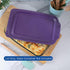 Replacement Lid Cover for Pyrex 3 QT Glass Baking Dish Caserole Container 233-PC (Purple)...