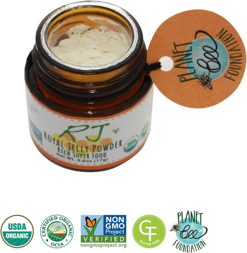 Greenbow Royal Jelly Powder– 100% USDA Certified Organic Royal Jelly, Non-GMO, Gluten Free Royal Jelly, Freeze Dried – One of The Most Nutrition P...