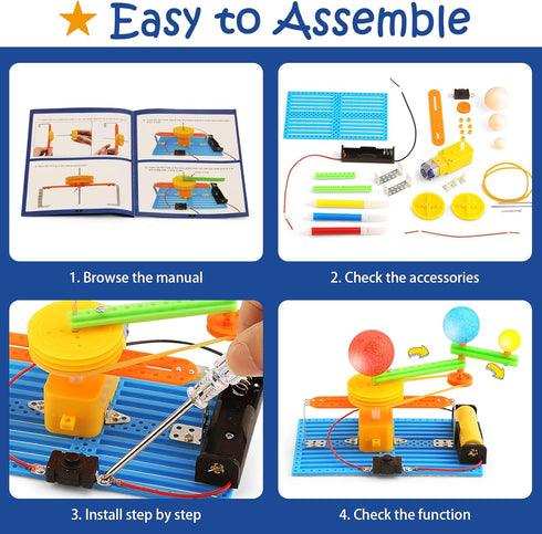 STEM Science Kits for Kids Age 8-12, STEM Toys for Boys Crafts 8-10, Science Activities Experiments, Engineering Projects Activity Robot Building ...