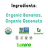 Barnana Organic Chewy Banana Bites - Coconut - 3.5 Ounce - Delicious Barnana Potassium Rich Banana Snacks - Lunch Dinner Sports Hiking Natural Sna...