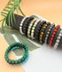 BOMAIL 12Pcs Natural Semi-Precious Gemstones Bracelets -8mm Round Beaded Bracelets for Men Women Reiki Healing Crystals Beads Stretch Bracelet...
