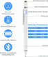 2-in-1 Active Stylus Digital Pen with 1.5mm Ultra Fine Tip for iPad iPhone Samsung Tablets, Work on Touchscreen Phones and Tablets,Good at Drawing...