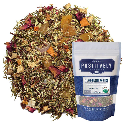 Organic Positively Tea Company, Island Breeze Rooibos Tea, Loose Leaf, 4 Ounce...