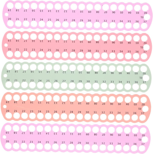 5pcs Plastic Storage Tool - Thread Board Holder - Floss Winding Bobbins - Needlework Card for Craft DIY Sewing - Essential Cross Stitch Hoop - Thr...