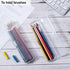Toothbrush Case 2 Packs, Transparent Toothbrush Travel Case, Plastic Toothbrush Holder Travel Size, 7.87 x 1.85 x 1.18 inches Portable Toothbrush ...