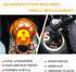 Round Ball Shift Knob for Most Manual Automatic Cars Universal Dragon Ball Gear Shift Knob with 3 Adapters M8x1.25, M10x1.25, M10x1.5(Yellow 4 Sta...