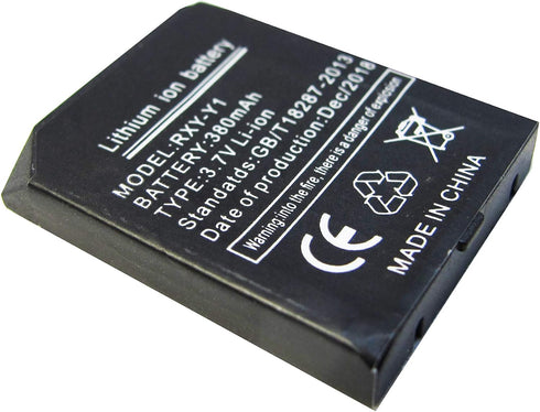 RYX-Y1 Smart Watch Battery Y1 Battery for Smart Watch Phone 380mAh Battery for Y1 Long Standby Standby Battery...