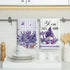 6 Pcs Spring Lavender Kitchen Towel Set Spring Dish Towel Funny Housewife Farmhouse Rustic Bath Hand Towel for Spring Holiday Bathroom Gift, 24 x ...