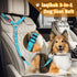 Removable Dog Seat Belt Harness for Car, 3 in 1 Pet Dog Car Seatbelt Leash, Retractable Restraint Secures to Vehicle Headrest & Adjustable Reflect...