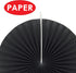 Beistle 10 Piece Black & Gold Paper and Metallic Foil Round Decorative Fans For New Year’s Eve Party Awards Night Decorations Birthday Party Suppl...