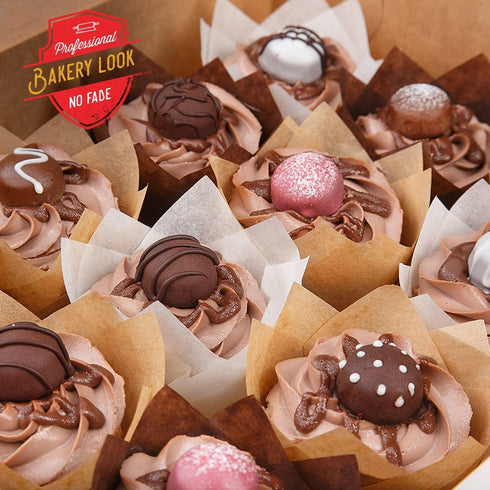 Tulip Cupcake Liners, Muffin Liners for Baking by Baker’s Signature 200pcs of Parchment Paper Cups Cupcake Wrappers – Perfect Size, Sturdy, Grease...