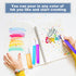 16 Pcs Refillable Acrylic Paint Markers 3 mm 6 mm 15 mm Empty Acrylic Markers White Refillable Paint Pen Round Tilted Flat Head Fillable Paint Pen...