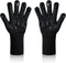 BBQ Gloves, Heat Resistant Grilling Gloves, Non-Slip Oven Gloves, Grill Mitts for Outdoor Grill, Long Kitchen Gloves for Barbecue, Cooking, Baking...