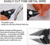 Eagles 3.5Inch Micro Soft Wire Cutter,Mini Shear Flush Cutter for Electronics, Making Jewelry-Black...