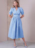 Vogue Misses' Button-Front Dress Sewing Pattern Packet, Design Code V1934, Sizes 8-10-12-14-16, Multicolor...