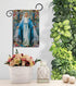 Our Lady of Grace Home Banner Wall Art Patio Lawn Porch Room Small Flag Outdoor Tapestry Yard Sign Catholic Gift Jesus Easter Religious Christian ...