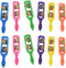 12 Cymbals With Plastic Handles (5") Kids Party Supplies, Preschool Musical Instruments, Noisemakers (24 Pack)...