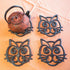 Cat Trivet - Black Cast Iron - for Kitchen & Dining Table - More Than One Makes a Set for Counter, Wall Art or Decoration Accessory - Housewarming...