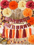 Fall Bridal Shower Decorations/Thanksgving Decorations Wine Burgundy Champagne Orange /Fall In Love Banner Burgundy Fall Wedding Orange Maroon Bur...