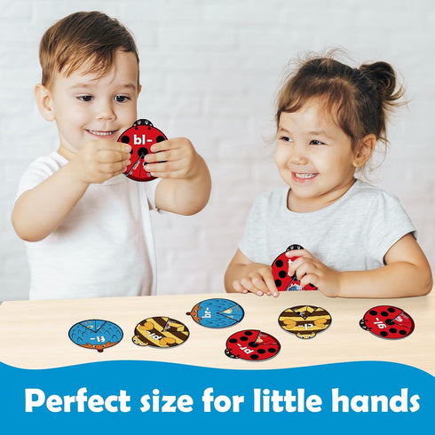 Blends & Digraphs Cards, Phonics Games,Speech Therapy Toys for Toddlers Kids,Learn to Read, Spelling Reading Learning Sight Words Games,Kindergart...
