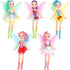 ONEST 5 Sets 8 Inch Fairy Girl Dolls Include 5 Set 8 Inch Flower Fairy Dolls, 5 Pieces Handmade Doll Clothes, 5 Pairs of Doll Shoes...