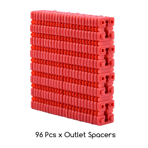Outlet Spacers for Electrical Box, 96Pcs Electrical Switch and Receptacle Spacer Electrical Receptacle Boxes Extender Outlet Shims Light Switch Sp...
