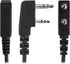 Arrowmax ACDM1-K2 M1 to K1 Adapter Cable Connector Compatible with BaoFeng BTECH UV-5R UV-5RA UV-5RE UV-5R3 BF-F8HP UV-82HP Kenwood 2-PIN Radios N...