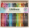 Lifelines Rub & Sniff Scented Colored Pencils, Infused with Essential Oil Blends, Color Pencil Set of 20, Travel Case Included...