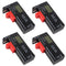 4pcs Digital LCD Universal Battery Tester (Model: Bt - 168 PRO), Portable Battery Checker Battery Tester for AA AAA C D 9V 3.7V 1.5V Button Cell (...