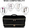 Double-Layer Portable Waterproof Travel Carrying Case for Shark Flexstyle Styler/Hair Dryer/Dyson Airwrap and Hair Styler Attachments, Bag Only (B...