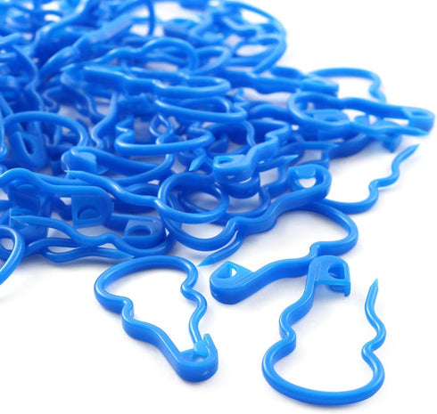 200PCS Plastic Double Gourd Pin Knitting Stitch Counter Crochet Locking Stitch Markers Stitch Plastic Safety Pins Needle Clip Knitting Crochet Mar...
