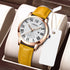 Tiong Fashion Casual Ladies Watch, Leather Strap Quartz Waterproof Watch for Women...