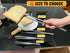 JETKONG Extra Long Kitchen Tweezers Heavy Duty Stainless Steel Cooking Tweezers, Set of 3 (9 12 14 Inch, Silver)...