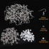 Stainless Steel Earring Hooks French Ear Wire, 600pcs Earring Making Findings Parts Jewels DIY Supplies Kits, with Silicone Earring Backs Stoppers...