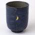 ????(Saikaitoki) Hasamiyaki 83972 Yunomi Cup (Large), Hand-painted Owl Pattern, Blue...