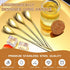 Long Handle Spoon 9.5 Inch Iced Cream Spoons Tea Spoon Coffee Stirrers Ice Spoon Stainless Steel Cocktail Stirring Spoons Dessert Milkshake Teaspo...