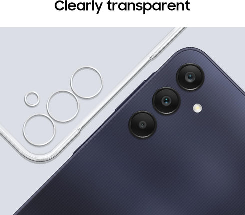 SAMSUNG Galaxy A25 5G Clear Phone Case, Protective Cover with Slim, Glossy Design, US Version, EF-QA256CTEGUS, Transparent...