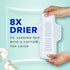 Always Pure Cotton Feminine Pads for Women, FlexFoam Pads with Wings, Size 2, Heavy Absorbency, Unscented, 72 Count (3 Packs of 24)...