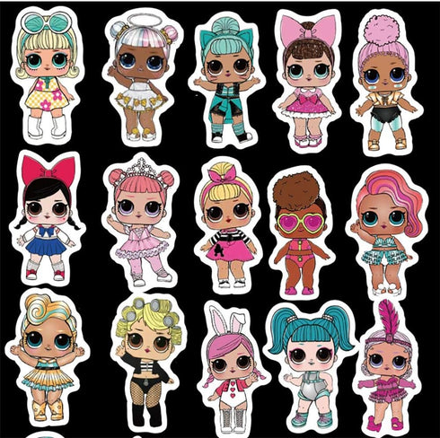 50pcs Surprise! Vinyl Waterproof Stickers for Car, Laptop, Luggage, Skateboard, Motorcycle, Bicycle Decal Graffiti Patches...
